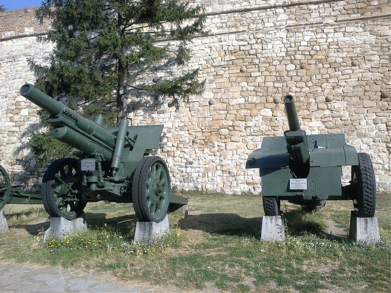 Пушки военного музей Белграда